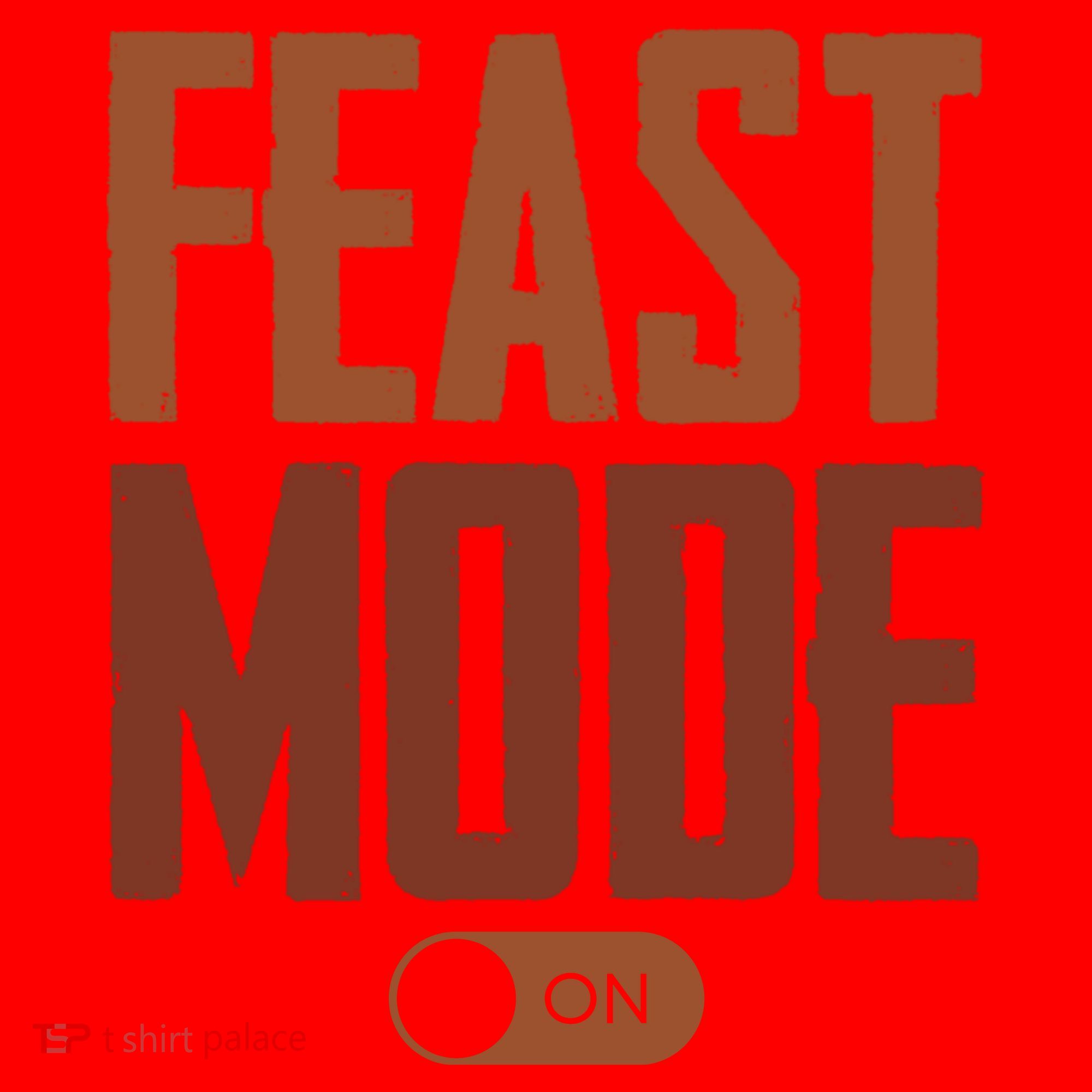 Feast Mode On Funny Thanksgiving Holiday Santa Hat