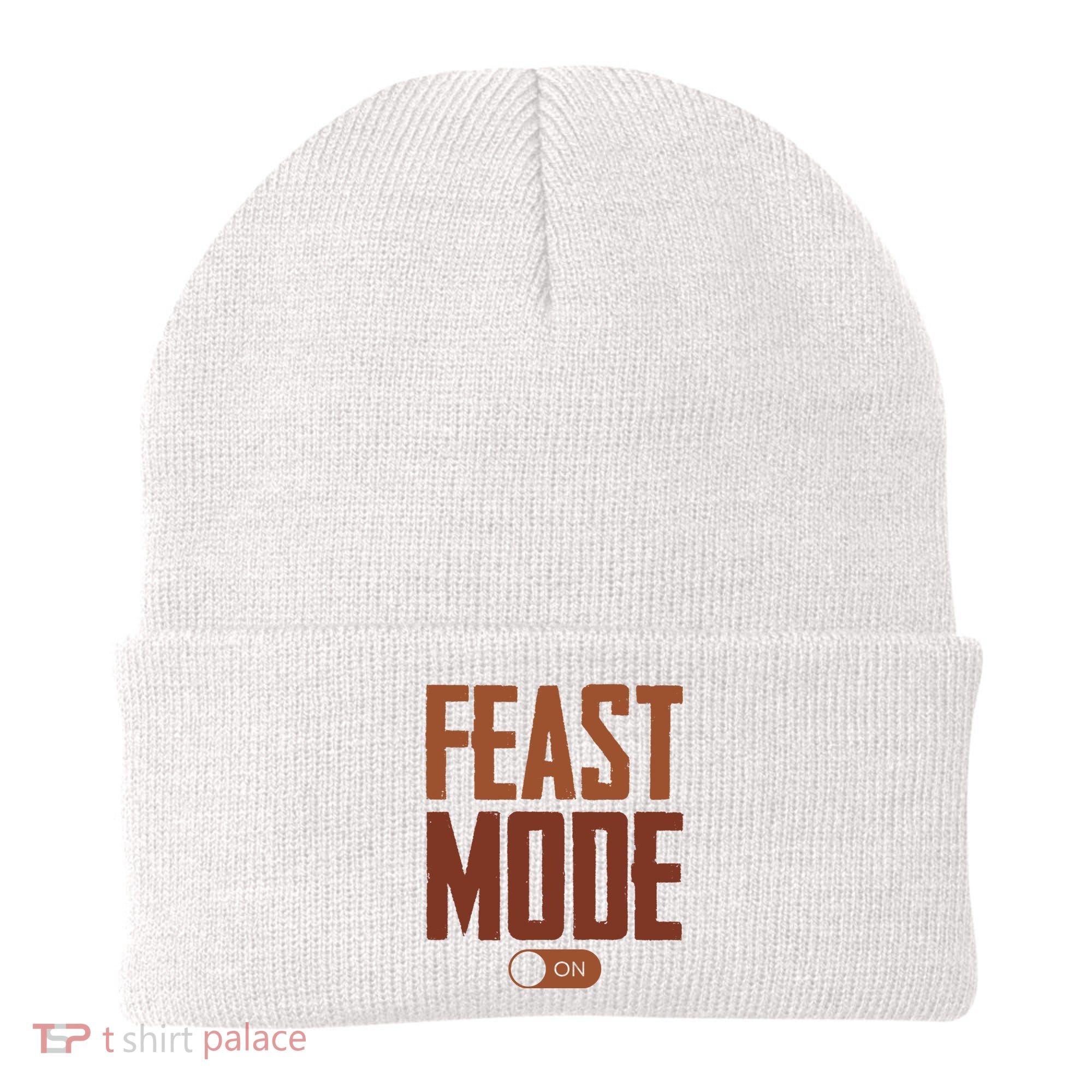 Feast Mode On Funny Thanksgiving Holiday Beanie