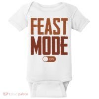Feast Mode On Funny Thanksgiving Holiday Baby Bodysuit thumb 0