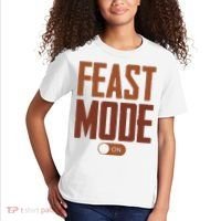 Feast Mode On Funny Thanksgiving Holiday Kids T-Shirt thumb 2