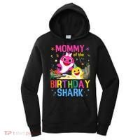Funny Mommy Of The Birthday Family Shark  Women's Hoodie thumb 0