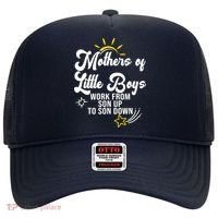 Funny Mothers of Little Boy Work From Son Up to Son Down Hat thumb 0