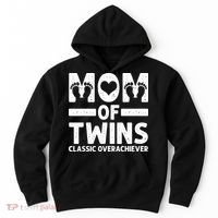 Funny Mom Of Twins Classic Overachiever Cool Twin Mom Gift Hoodie thumb 0
