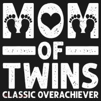 Funny Mom Of Twins Classic Overachiever Cool Twin Mom Gift Apron thumb 3
