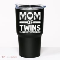 Funny Mom Of Twins Classic Overachiever Cool Twin Mom Gift Tumbler thumb 0