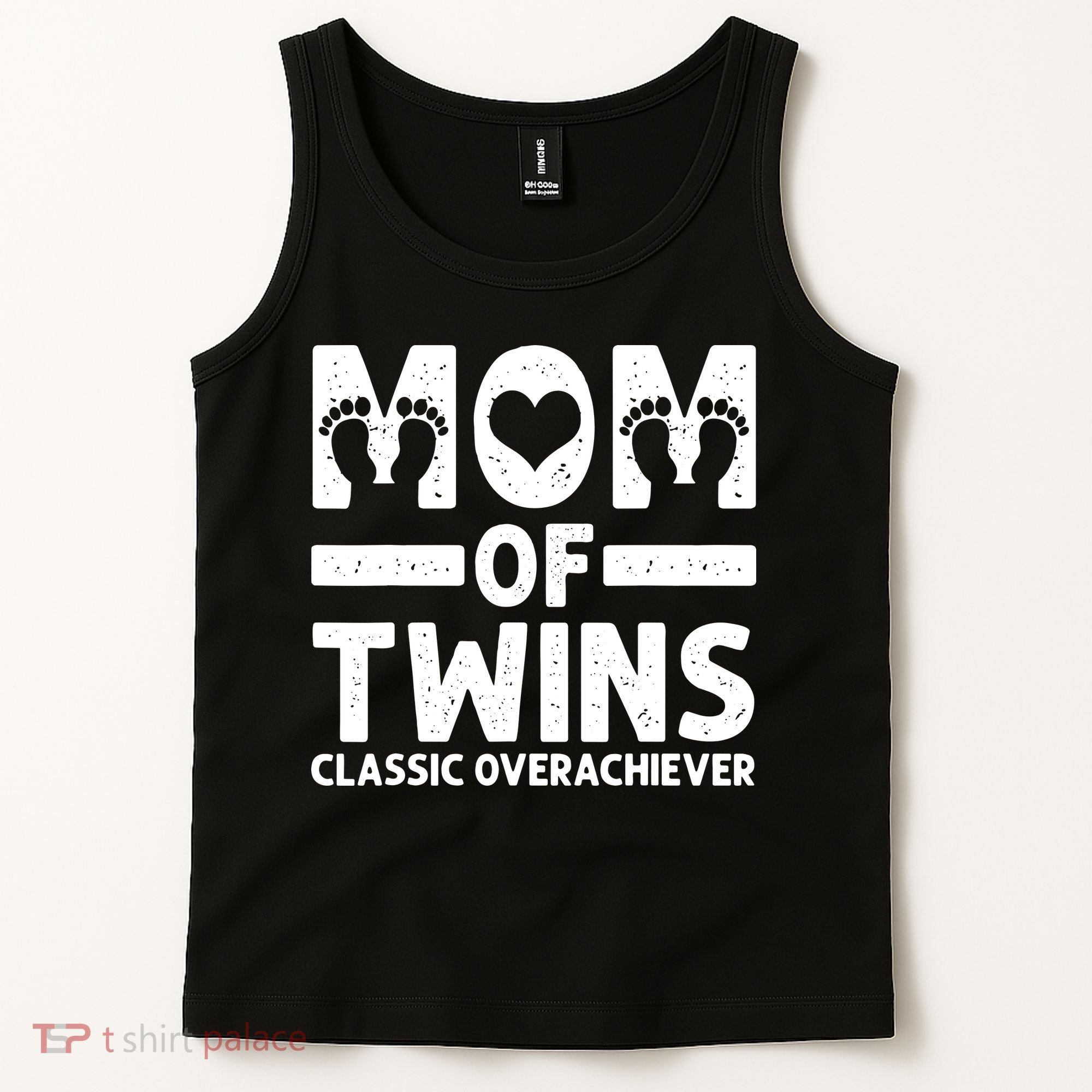 Funny Mom Of Twins Classic Overachiever Cool Twin Mom Gift Tank Top