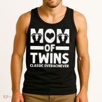 Funny Mom Of Twins Classic Overachiever Cool Twin Mom Gift Tank Top thumb 3