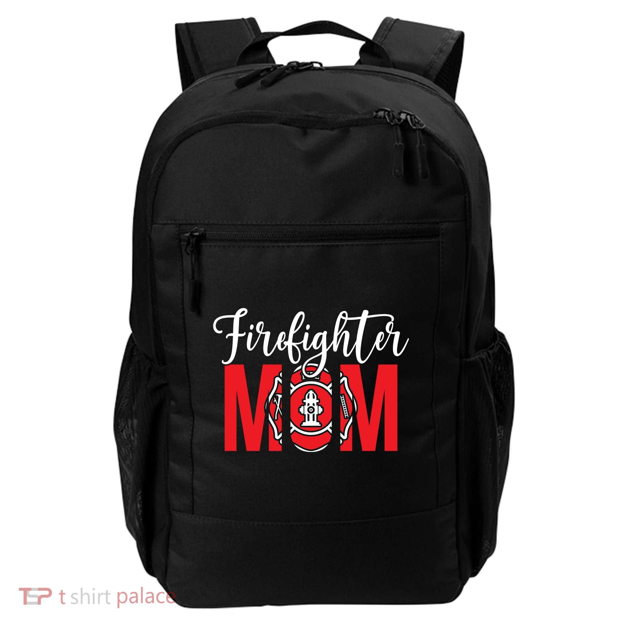 Firefighter Mom Of A Fire Mother Fire Mom Gift Backpack