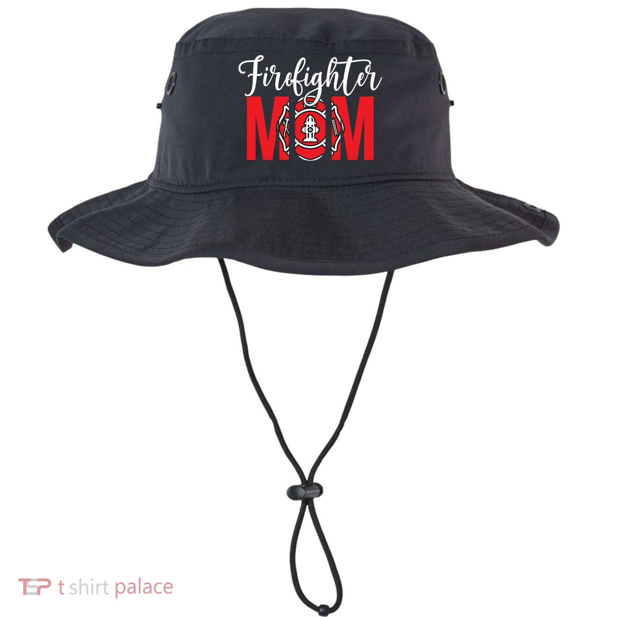 Firefighter Mom Of A Fire Mother Fire Mom Gift Bucket Hat