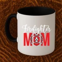 Firefighter Mom Of A Fire Mother Fire Mom Gift Coffee Mug thumb 2