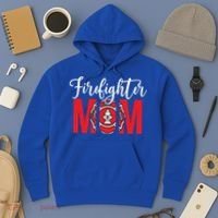 Firefighter Mom Of A Fire Mother Fire Mom Gift Hoodie thumb 3