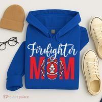 Firefighter Mom Of A Fire Mother Fire Mom Gift Hoodie thumb 4