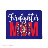 Firefighter Mom Of A Fire Mother Fire Mom Gift Mousepad thumb 0