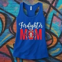 Firefighter Mom Of A Fire Mother Fire Mom Gift Women's Tank Top thumb 3