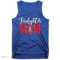Firefighter Mom Of A Fire Mother Fire Mom Gift Tank Top thumb 0