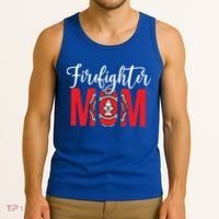 Firefighter Mom Of A Fire Mother Fire Mom Gift Tank Top thumb 3