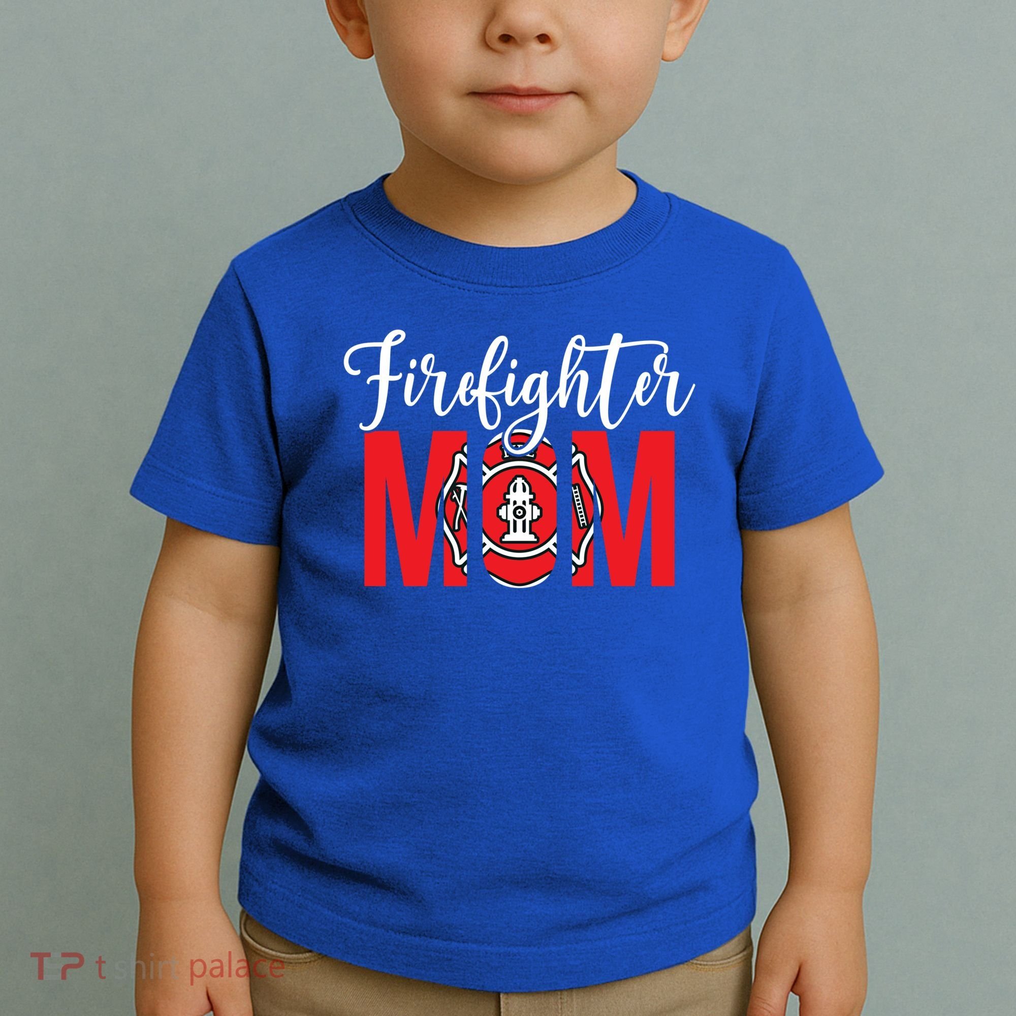 Firefighter Mom Of A Fire Mother Fire Mom Gift Toddler T-Shirt