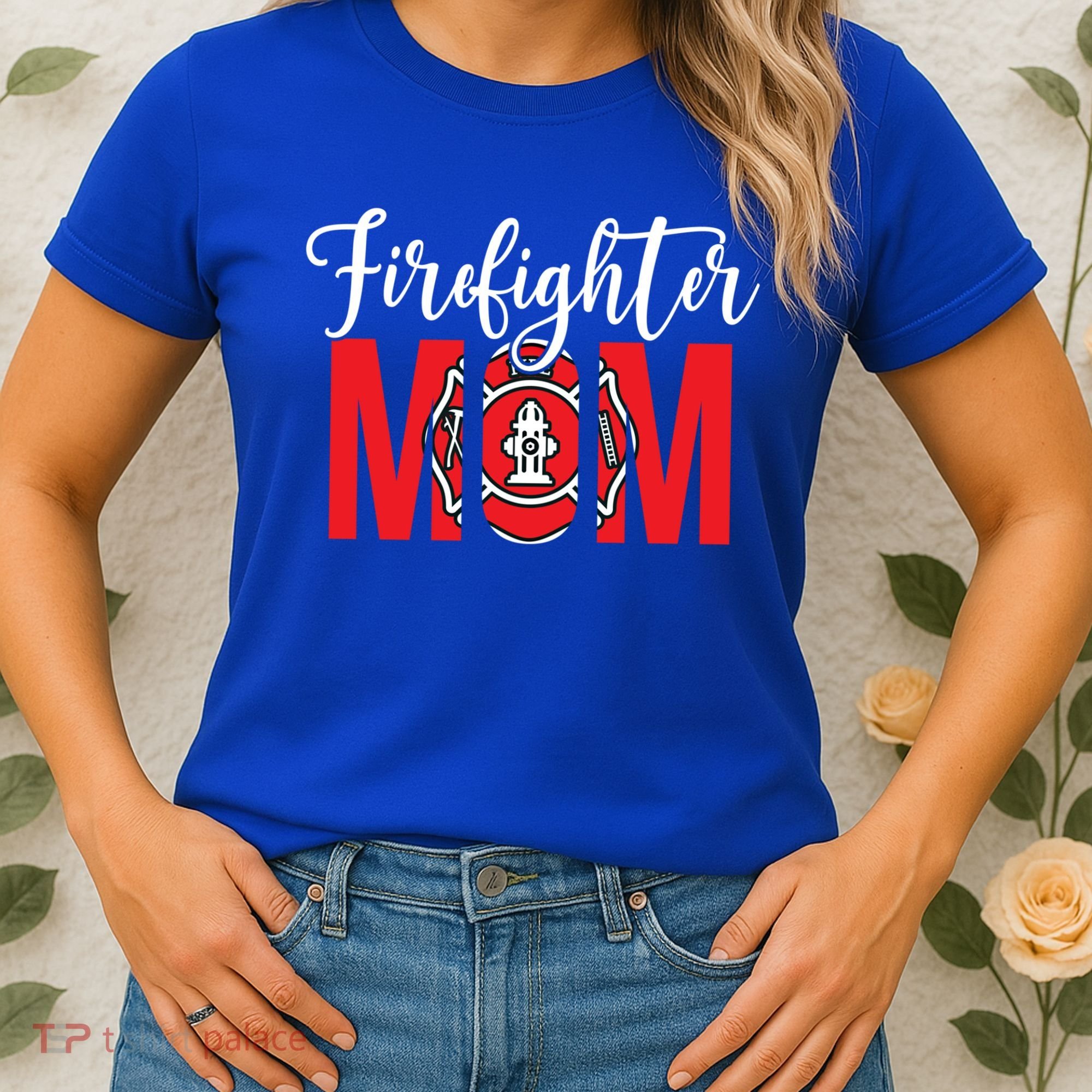 Firefighter Mom Of A Fire Mother Fire Mom Gift Women's T-Shirt