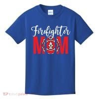 Firefighter Mom Of A Fire Mother Fire Mom Gift Kids T-Shirt thumb 0