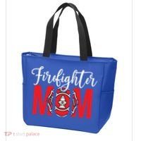 Firefighter Mom Of A Fire Mother Fire Mom Gift Tote Bag thumb 3