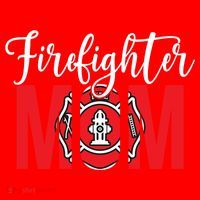 Firefighter Mom Of A Fire Mother Fire Mom Gift Santa Hat thumb 1