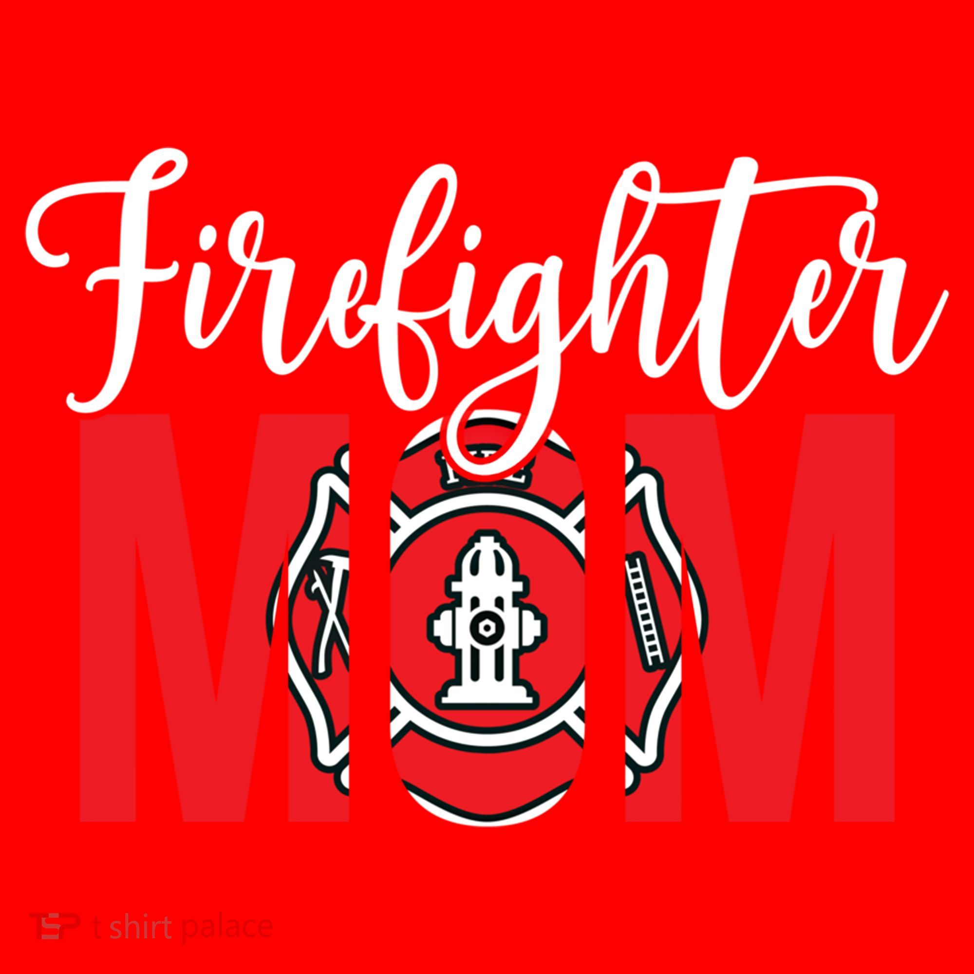 Firefighter Mom Of A Fire Mother Fire Mom Gift Santa Hat