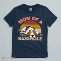 Funny Mom Of A Basshole Bassethound Gifts T-Shirt thumb 5