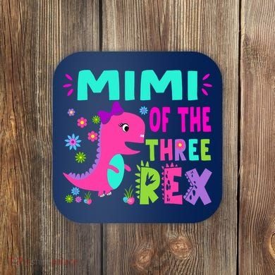 Funny Mimi Of The Birthday Three Rex Dinosaur Coaster