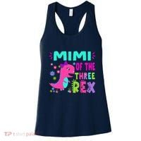 Funny Mimi Of The Birthday Three Rex Dinosaur Women's Tank Top thumb 0
