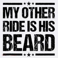 Funny My Other Ride Is His Beard Bucket Hat thumb 4