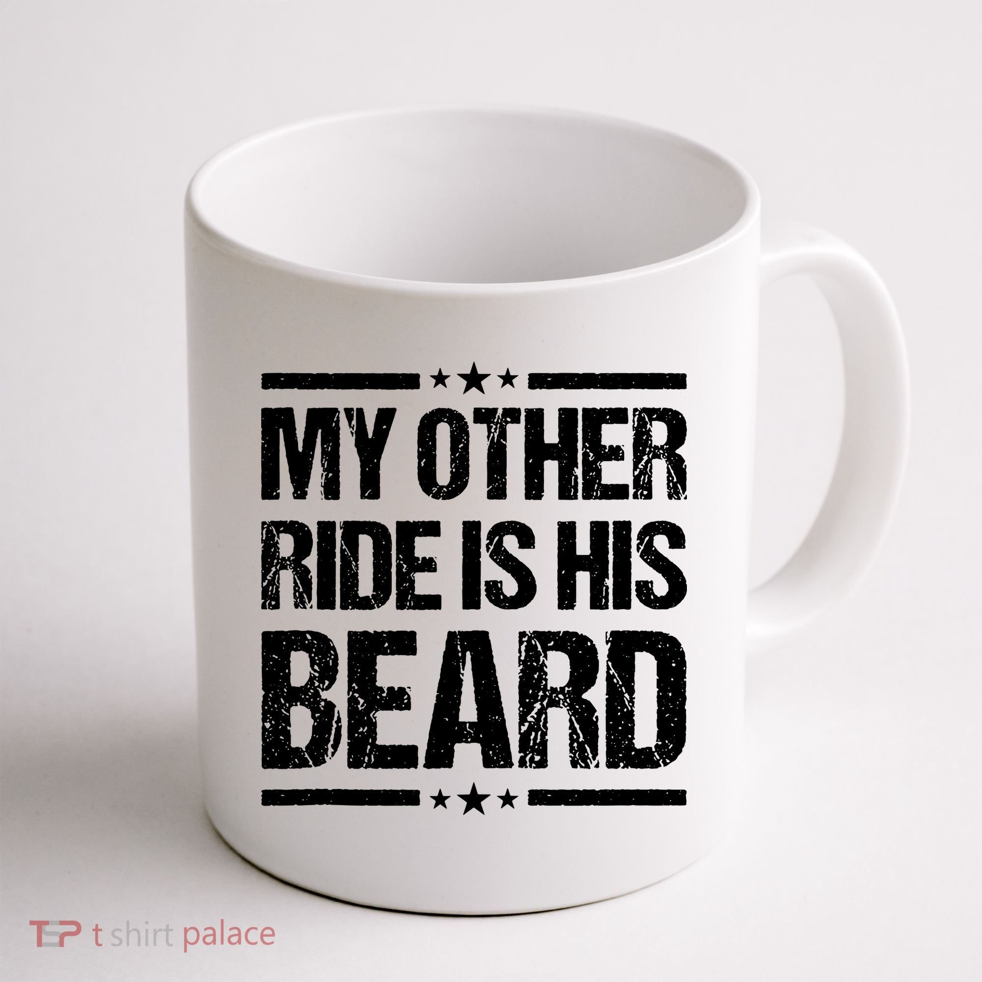 Funny My Other Ride Is His Beard Coffee Mug