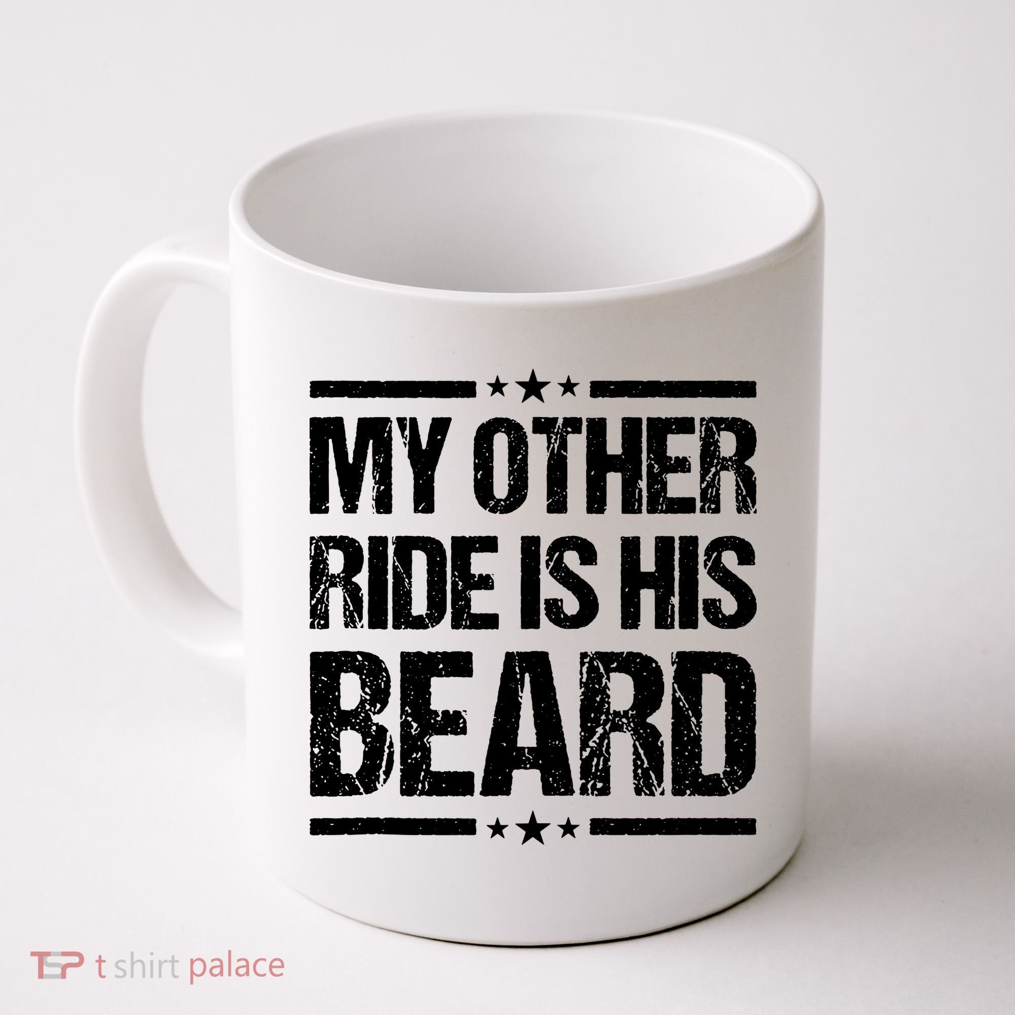 Funny My Other Ride Is His Beard Coffee Mug