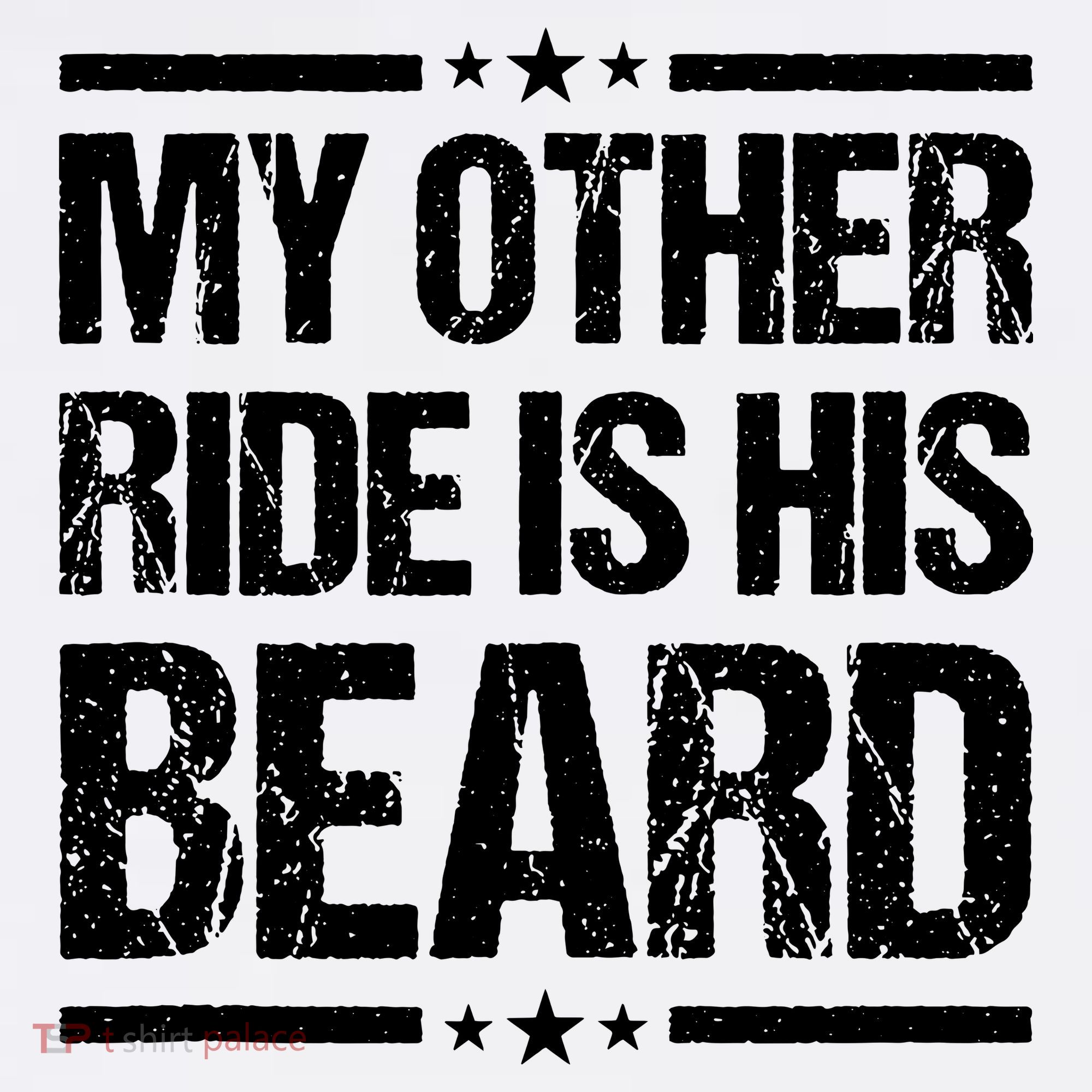 Funny My Other Ride Is His Beard Women's Long Sleeve Shirt