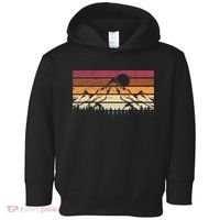 Forest Mountain Outdoors Nature Wildlife Trees Retro Hiking Toddler Hoodie thumb 0