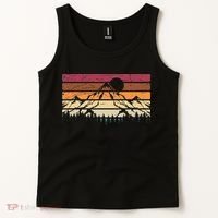 Forest Mountain Outdoors Nature Wildlife Trees Retro Hiking Tank Top thumb 2