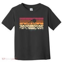 Forest Mountain Outdoors Nature Wildlife Trees Retro Hiking Toddler T-Shirt thumb 0