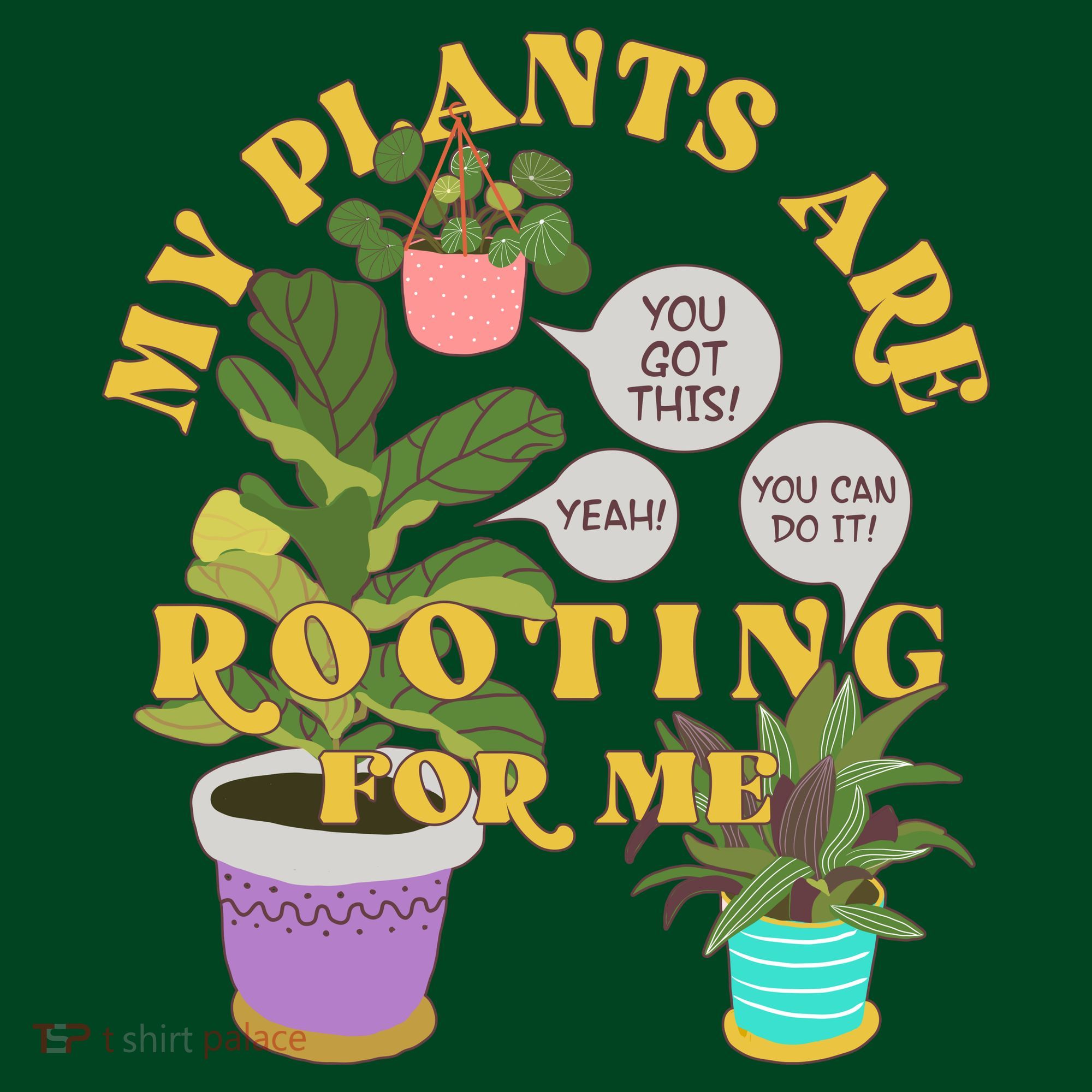 Funny My Plants Are Rooting For Me Apron