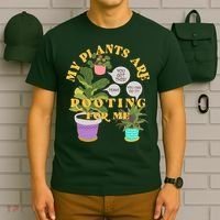 Funny My Plants Are Rooting For Me T-Shirt thumb 6