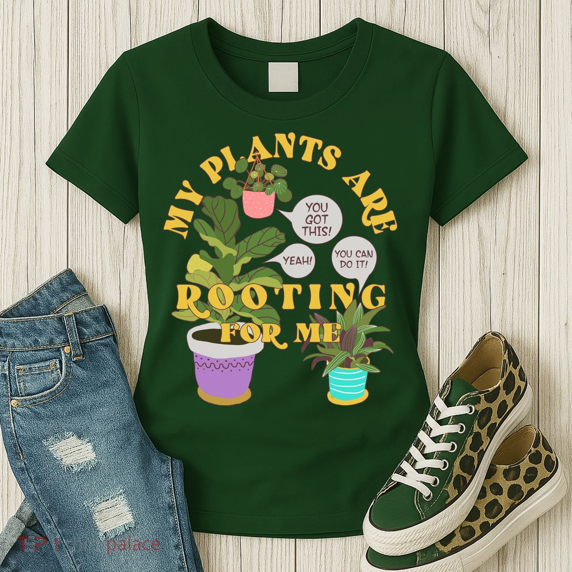 Funny My Plants Are Rooting For Me Women's T-Shirt