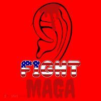 Fight Maga Pro Donald Trump Bleeding Ear Santa Hat thumb 1