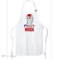 Fight Maga Pro Donald Trump Bleeding Ear Apron thumb 0