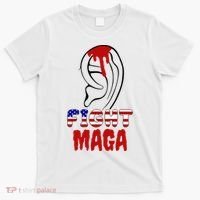 Fight Maga Pro Donald Trump Bleeding Ear T-Shirt thumb 0