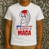 Fight Maga Pro Donald Trump Bleeding Ear T-Shirt thumb 3