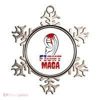 Fight Maga Pro Donald Trump Bleeding Ear Ornament thumb 0