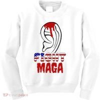 Fight Maga Pro Donald Trump Bleeding Ear Kids Sweatshirt thumb 0