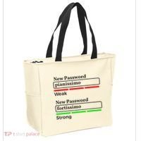 Funny Musician Password Classical Music Theory Class Jokes Tote Bag thumb 2