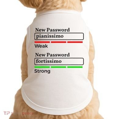 Funny Musician Password Classical Music Theory Class Jokes Doggie Tank