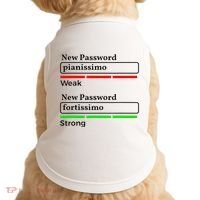 Funny Musician Password Classical Music Theory Class Jokes Doggie Tank thumb 0