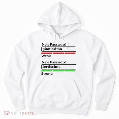 Funny Musician Password Classical Music Theory Class Jokes Hoodie