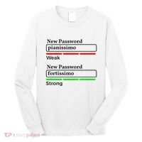 Funny Musician Password Classical Music Theory Class Jokes Long Sleeve Shirt thumb 0